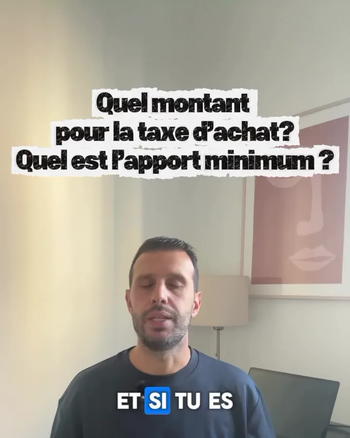Reel de Morgan Hamou : Israël : taxe d'achat ? apport ? je vous explique tout